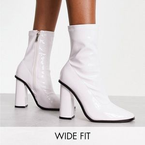 White Patent Boots